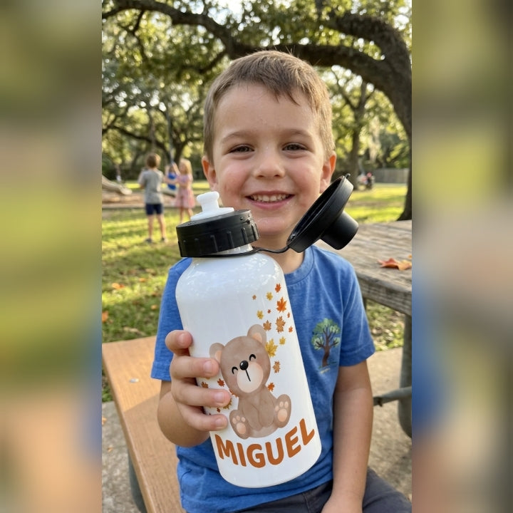Botella infantil personalizada Osito
