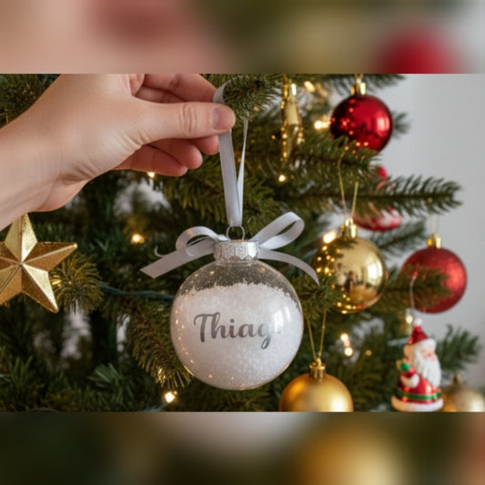 Bola de Navidad Personalizada rellena