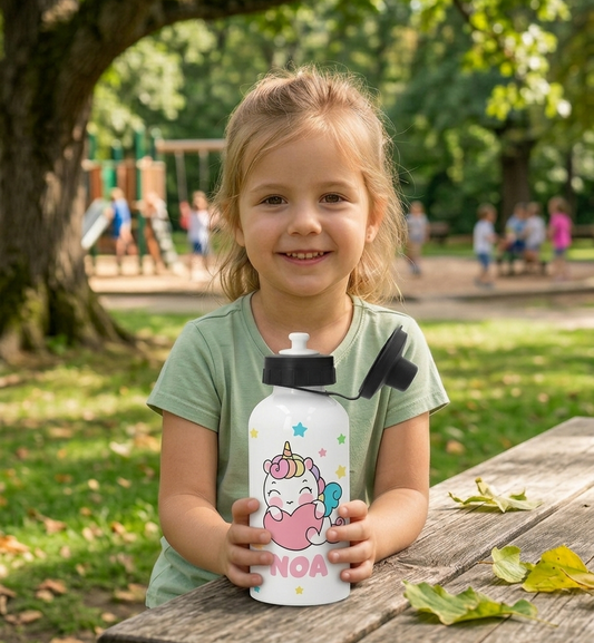 Botella infantil "En busca del unicornio"