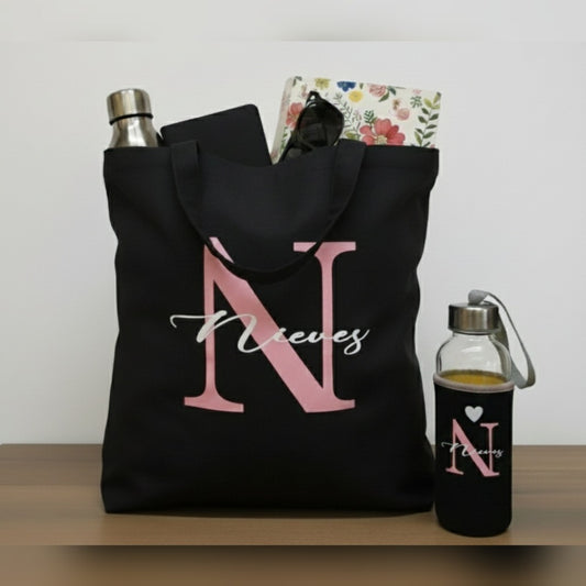 Pack Totebag personalizada classic+ botella personalizada