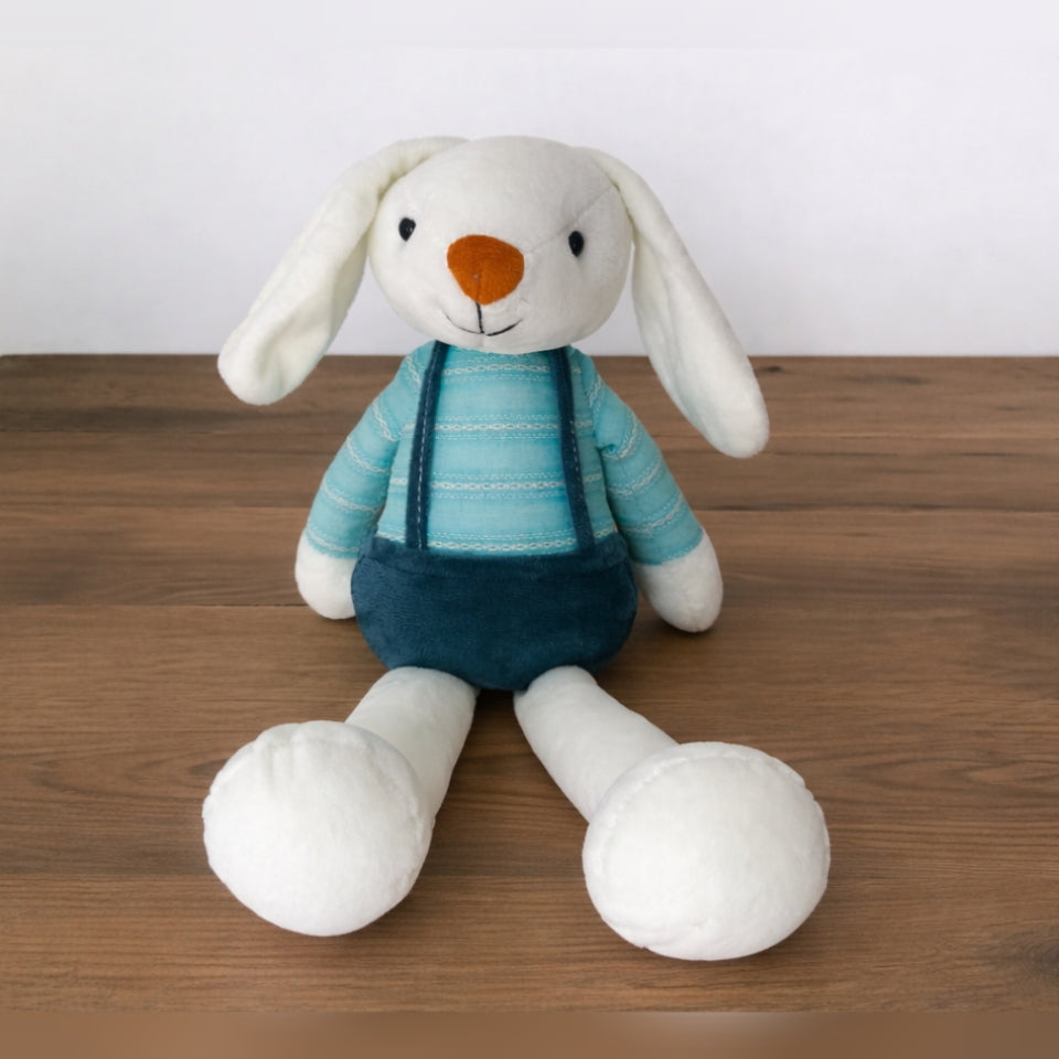 Regalo bebé personalizado Conejito + pañuelo bandana