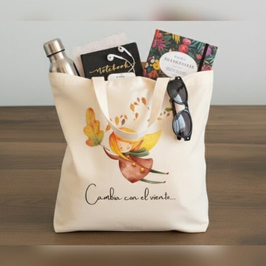 Totebag Cambia con el Viento